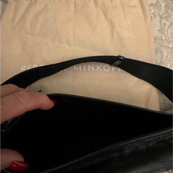 Darren Belt Bag with Celestial Studs. Black Leather. SOLD OUT - Picture 4 of 8